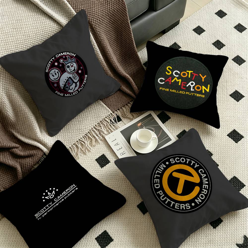 Home Textiles Premium - S-Scotty-Cameron หมอนพรีเมียมสำหรับกอล์ฟ ของขวัญตกแต่งบ้านและสำนักงาน หมอนตกแต่งห้องนอน โซฟา รถยนต์