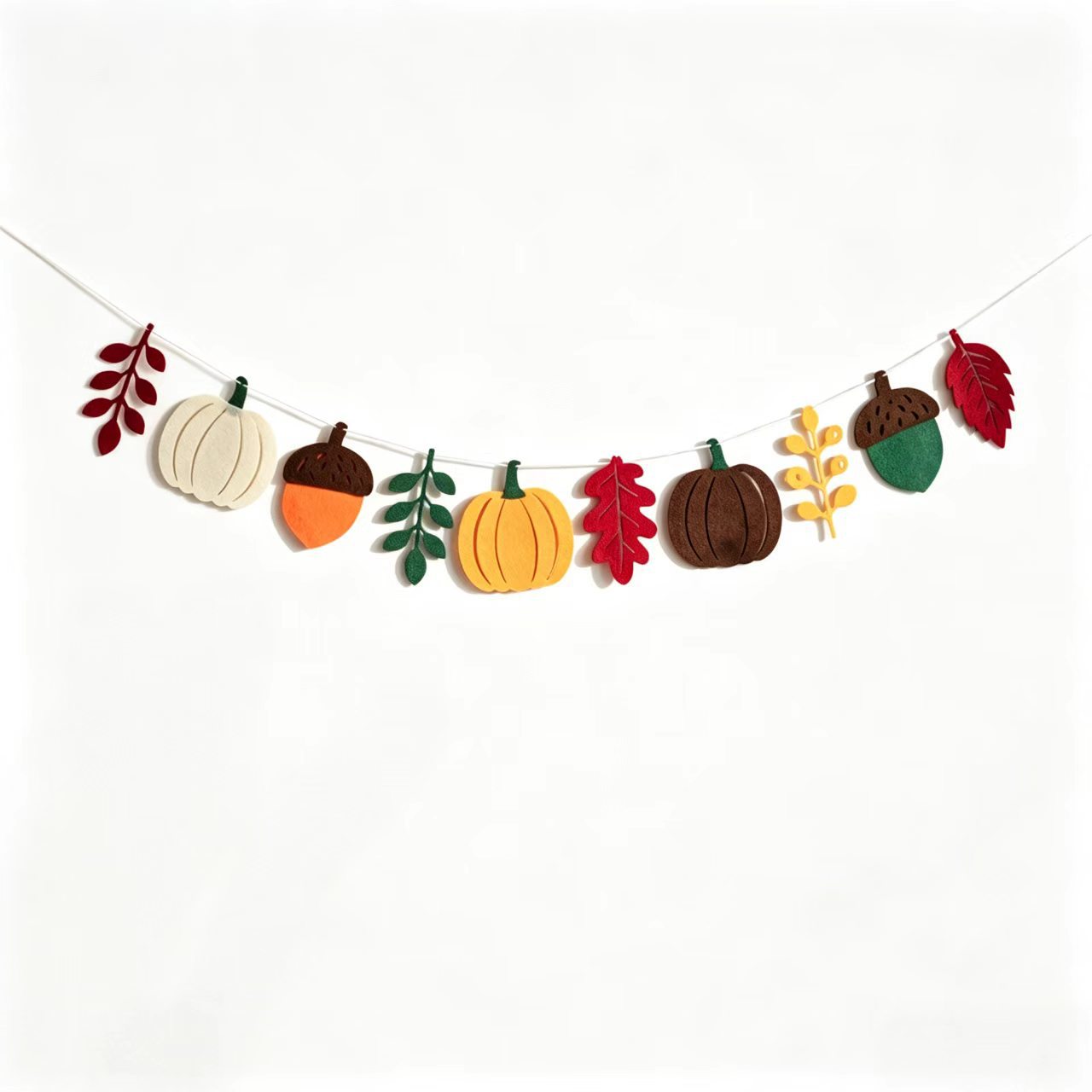 ใบฟักทองฤดูใบไม้ร่วง ธงเทศกาลเ - Home Textiles & Decorations บทวิจารณ์และราคา