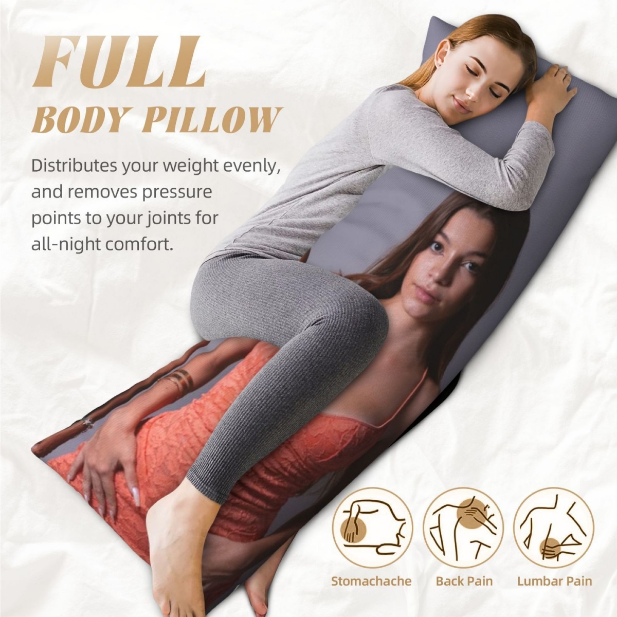 ปลอกหมอนอิงลายภาพถ่ายสั่งทำพิเ - Home Textiles Usa บทวิจารณ์และราคา
